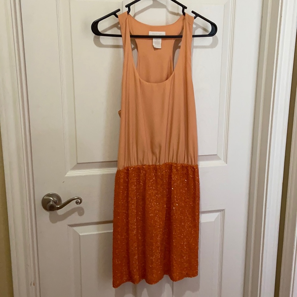 Orange dress